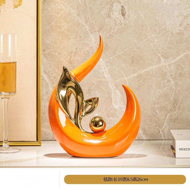 Nowoczesne Luksusowe Ceramiczne Ozdoby Dzieła Sztuki Dekoracja Domu Salonu Ganek Figurki Dekoracja Szafka Półka na Książki Akcesoria Rzemiosło