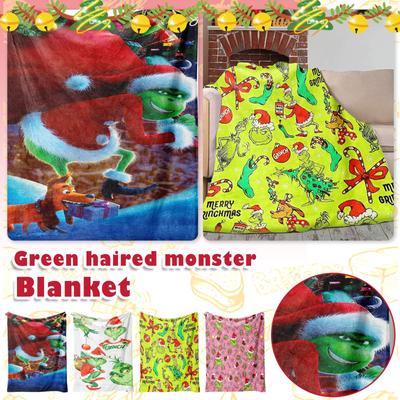 Christmas Blanket Cover Soft And Comfortable Plush Wool Flannel Blanket