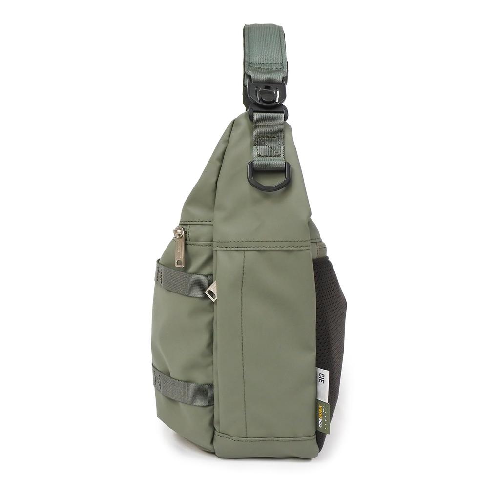 CIE GRID-3 SHOULDER BAG - S OLIVE Lightweight, waterproof, Japanese-made CORDURA shoulder bag for men and women