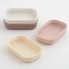 Tackaon 1.2.3 Infant Long Bowl Topping Baby Food Baby Silicone Tableware Storage Container Bowl Self-Direction