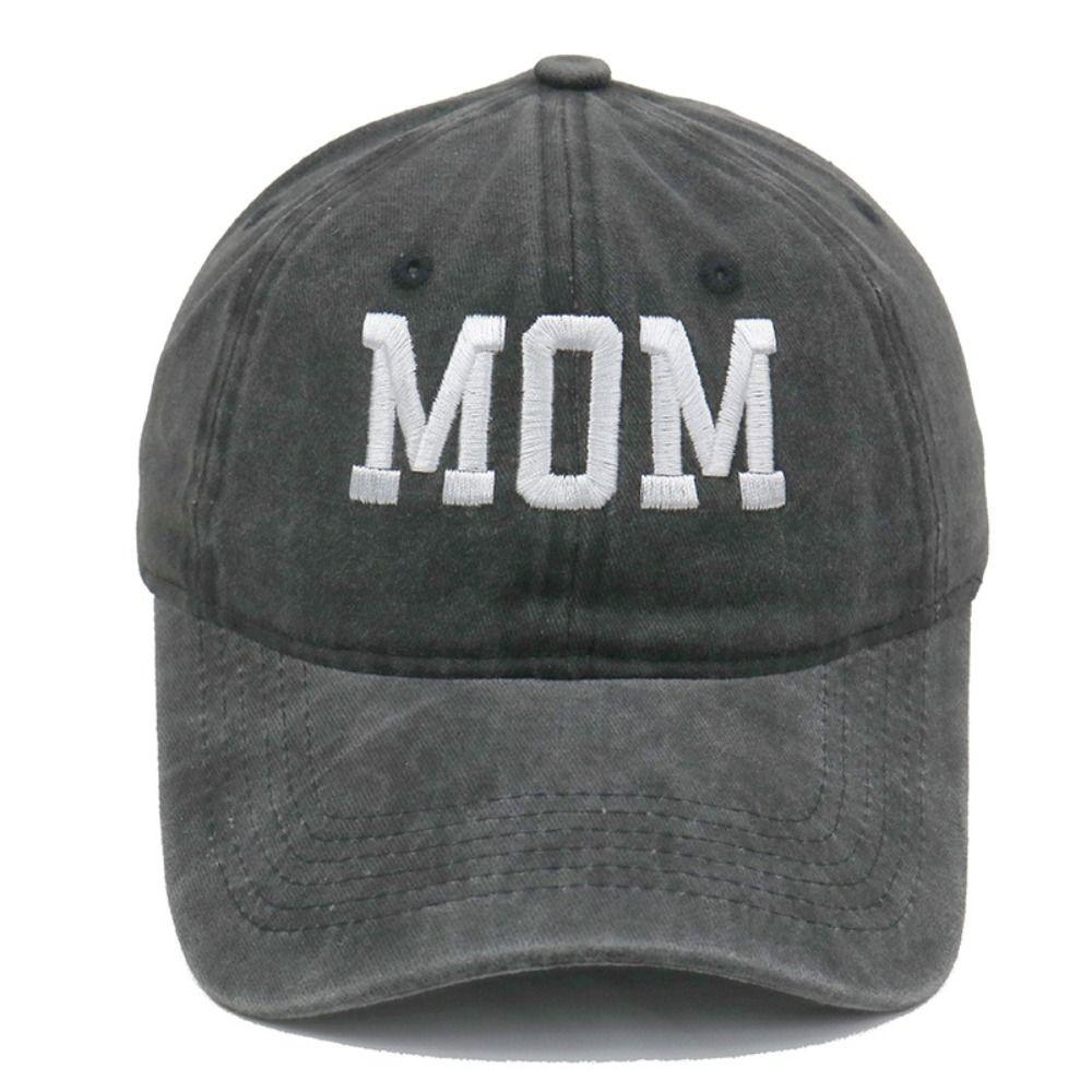 Outdoor Sports Visors DAD MOM Embroidery Baseball Caps Adjustable Hiphop Distressed Faded Cap Vintage Baseball Hats