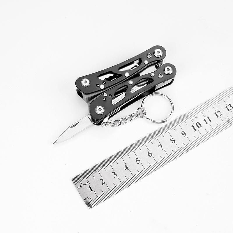 Alicates multiherramienta Cuchillo combinado para exteriores Alicates Acero inoxidable Plegable Portátil Multiusos Herramientas de alicates para camping y supervivencia