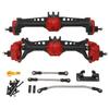 Aluminum Front Rear Axles Set for SCX10 II 90027 90028 90046 90047 1 10 RC Crawler Car RC Upgrade Accessories