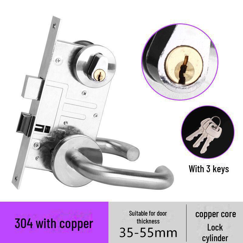 Stainless Steel Fireproof Emergency Escape Door Lock