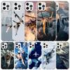 Flugzeug Flugzeug Cool Weiche Hülle für iPhone 16 17 Air 15 14 Pro Max 16E Handyhülle 13 Mini 12 11 7 SE 8 Druckmuster Passende Hüllen