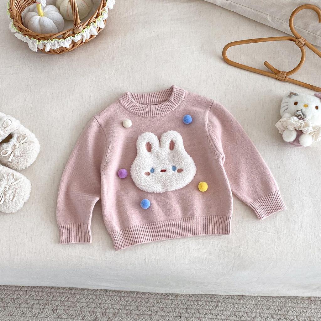 2025 Winter Korean Style Girls' Patchwork Pom-Pom Leggings - Trendy Thickened Pants for Stylish Kids