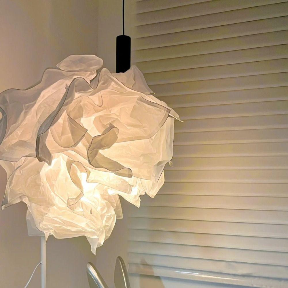 Natural Light Paper Lampshade Paper-based Simple Lampshade Art DIY Cloud Lampshade Wedding Hall