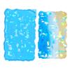 Irregular Rectangle Tray Mould with Handles Holographical Tray Casting Mould Large Resin Molds for Unique Ornaments
