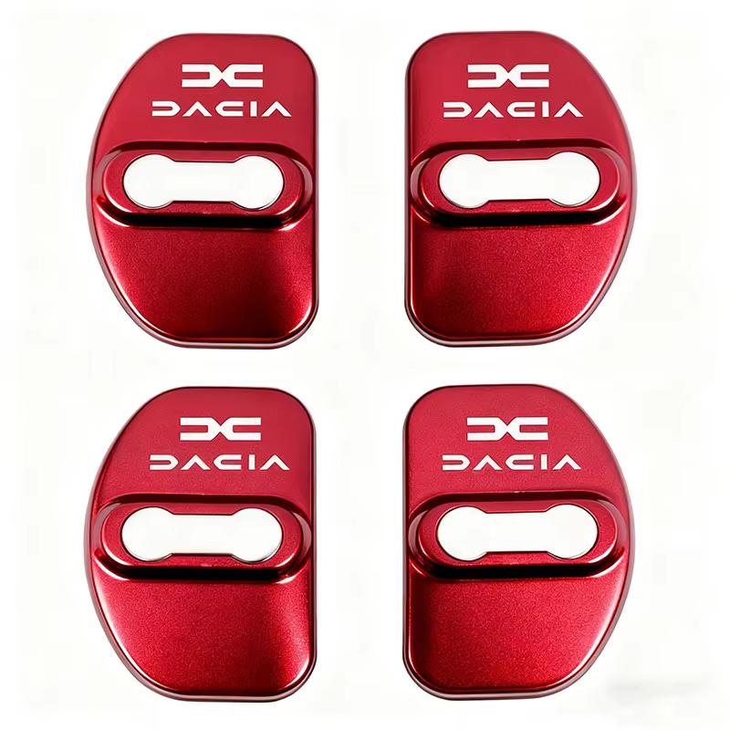 Stainless Steel 4Pcs Car Styling Door Lock Buckle Protector Cover For Dacia Bigster Spring Duster Sandero Jogger Dokker Lodgy