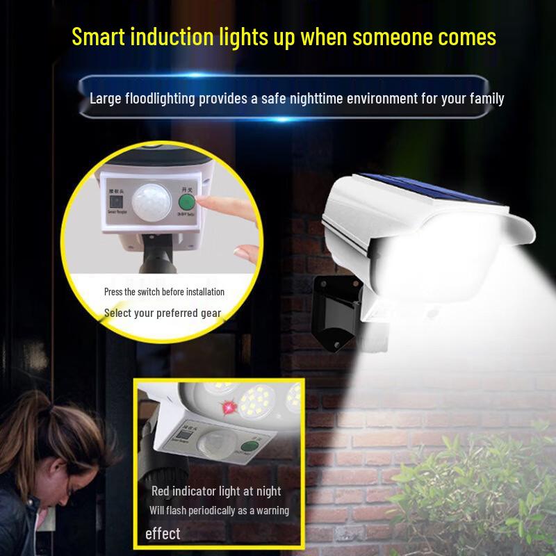 UOSU Solar Security Camera Style LED Motion Sensor Light