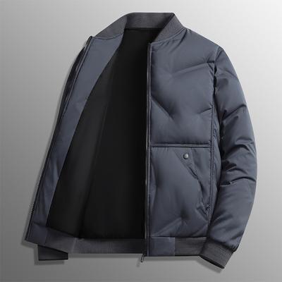 Baseball Collar Cotton Men's Short Winter Thickened Warm Warm Jacket for Warmth Casual Youth Trendy Coat Fashion Male Clothes