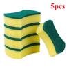 5/10pcs Dishwashing Sponge Kitchen Magic Clean Rub  Focal Stains Sponge Removing Kit Cleaning Brush Sponges Magic Sponge