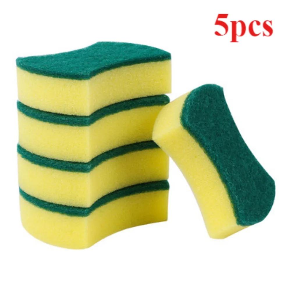 5/10pcs Dishwashing Sponge Kitchen Magic Clean Rub Focal Stains Sponge Removing Kit Cleaning Brush Sponges Magic Sponge