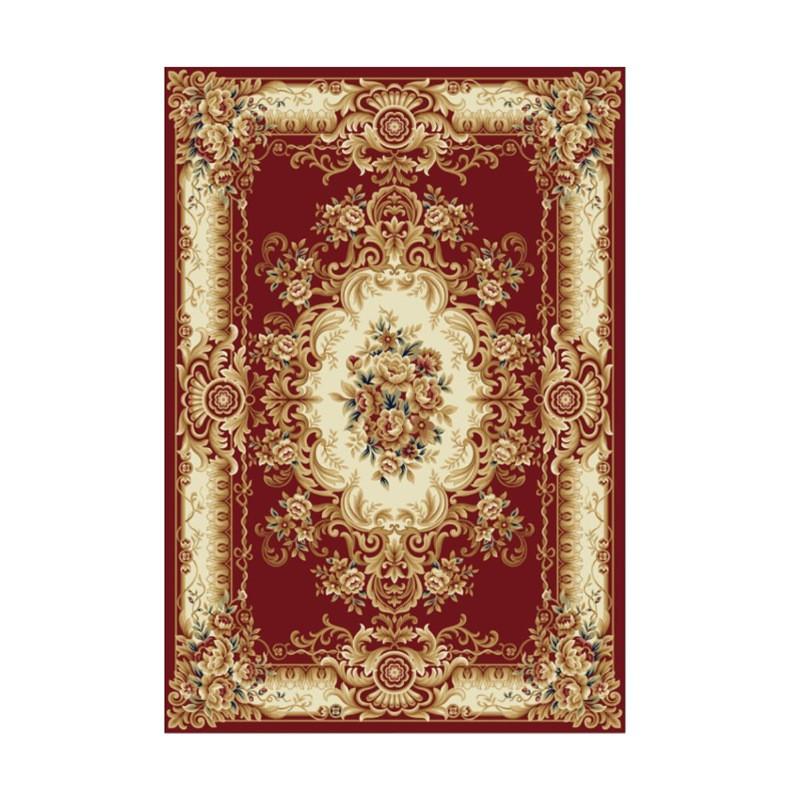 Classic European Style Area Rug Living Room Bedroom Office Entryway Non-Slip Floor Mat