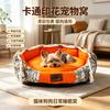 Universal All-Season Pet Kennel: Detachable, Washable for Cats and Dogs with Summer Cool Mat - Available In Large, Medium, and Small Sizes.