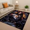3D Classic Top Hip Hop Rapper Star Cartoon Art Living Room Non-Slip Area Rug Carpet for Bedroom Playroom Sofa,Home Decor Doormat