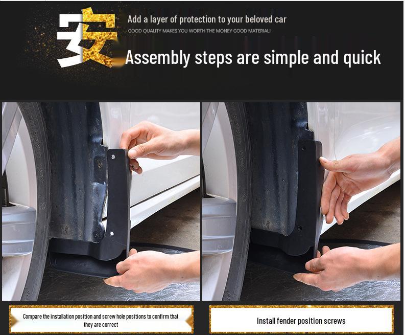 Compatible Mud Flaps for Honda Crider Lingpai 2019-2021 - International Version