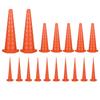 17Pcs Multiple Size Rubber Sealing Plugs Drip Proof Plugs Oil Resistant Silicone Stoppers for Hydraulic Systems