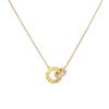 Banyan Tree S925 Silver Roman Interlocking Necklace - Women's High-End Fashion Clavicle Chain