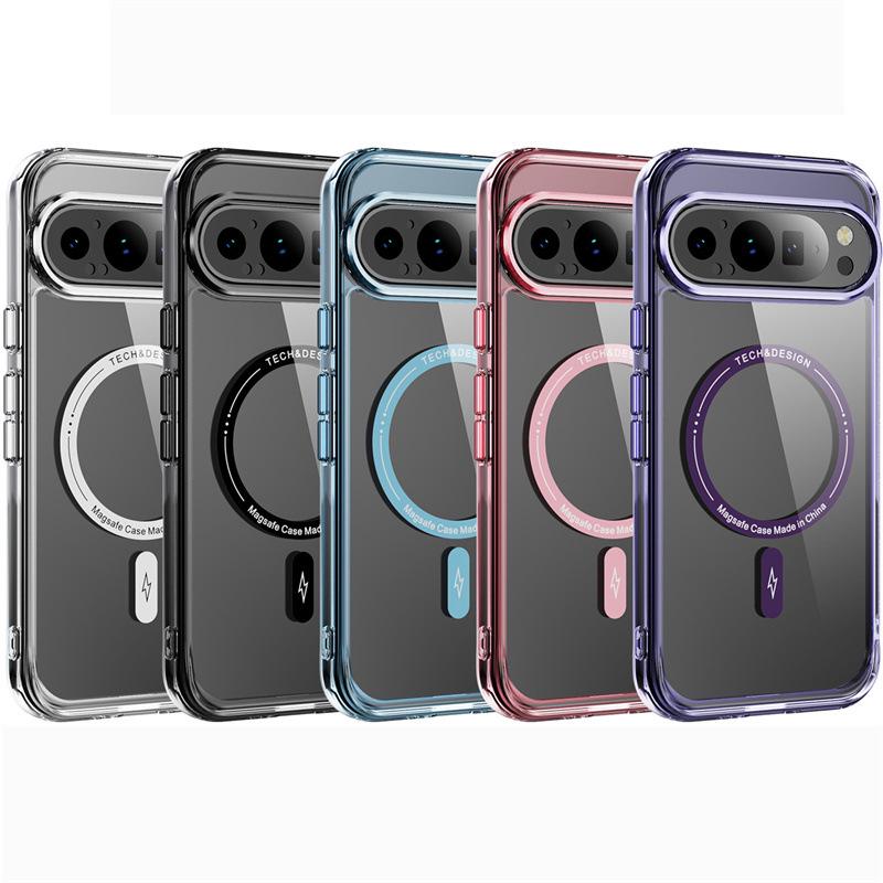 Magnetic Transparent Case for Google Pixel 10/9 Pro/XL/9A