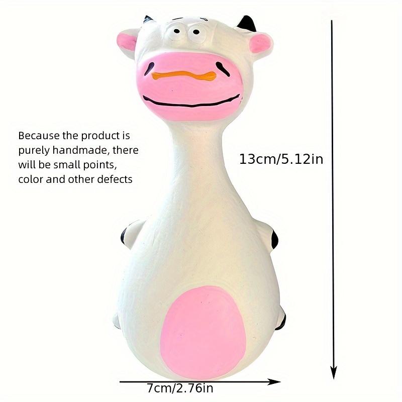 1pcs Pet Latex Toys for Dogs Cartoon Chew Toys with Squeaky Sound Molar Toy with Big Belly