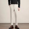 Men's Spring Straight Slim Casual Pants Youth Solid Colour Simple Professional Pants