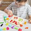 Vaikai Montessori Skaičiavimo matematikos žaislai Aritmetinis sudėjimas Atimtis Mokymo priemonės Loginis mąstymas Lavinantis mokymosi žaislai