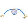 AC Refrigerant Recharge Hose Kit with Gauge 1 2in Can Tap Dispensing Valve R134A Quick Coupler for Car AC Air