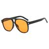 Vintage Double Beams Oversized Sun Glasses For Ladies Vintage Big Frame Rivet Sun Glasses Female Square Glasses Oculos De Sol