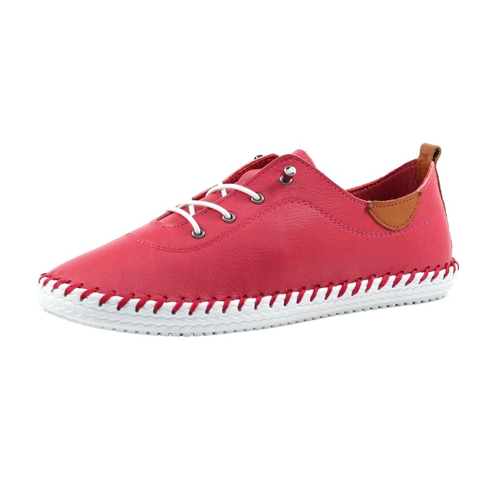 Lunar Damen St Ives Leder-Plimsolls