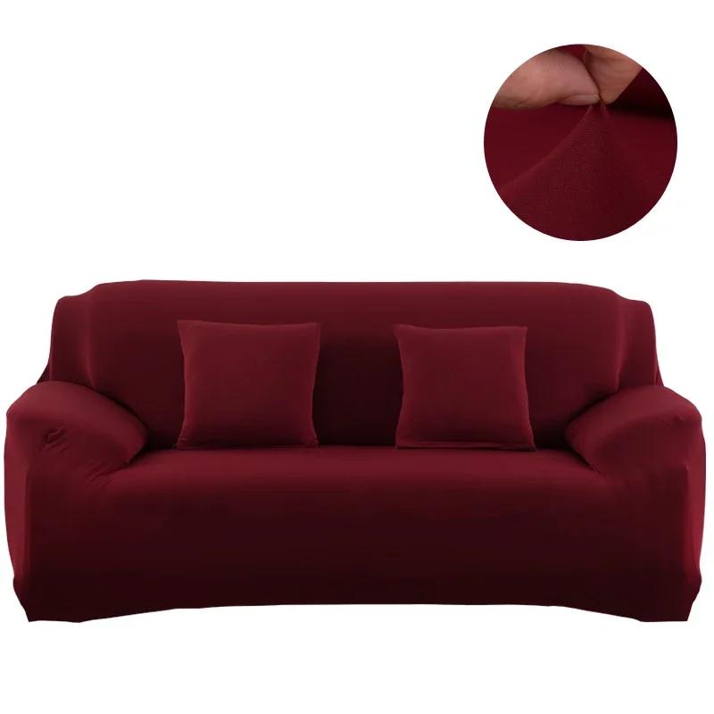 Solide Dehnbare Sofabezug Enge Passform All-Inclusive Sofabezug Für Wohnzimmer Funda Sofa Couchbezug Sesselbezug Elastisch Einfarbig
