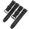 Cinturino in gomma con fibbia ad ardiglione per Casio MCW-110H 100 W-S220 HDD-S100 5434 Accessori per orologi