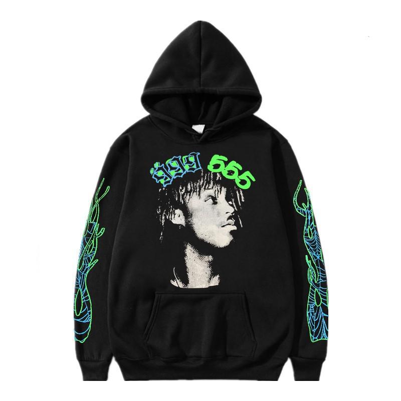 Mens Oversized Hooded Sweatshirt Set With Spider Web Graphic Print Winter Warm Fleece Lined Streetwear