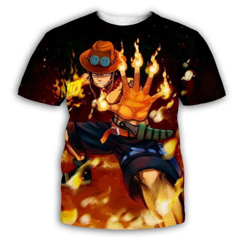 Anime One Piece Luffy Fashion Kids Boy Girl Children T Shirt 3D Casual Summer Men Women Cartoon Funny T-Shirt Tops Tees