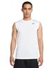 NIKE Legend Sleeveless Fitness White DX0992 Dri-FIT Men's T-Shirt (XL)