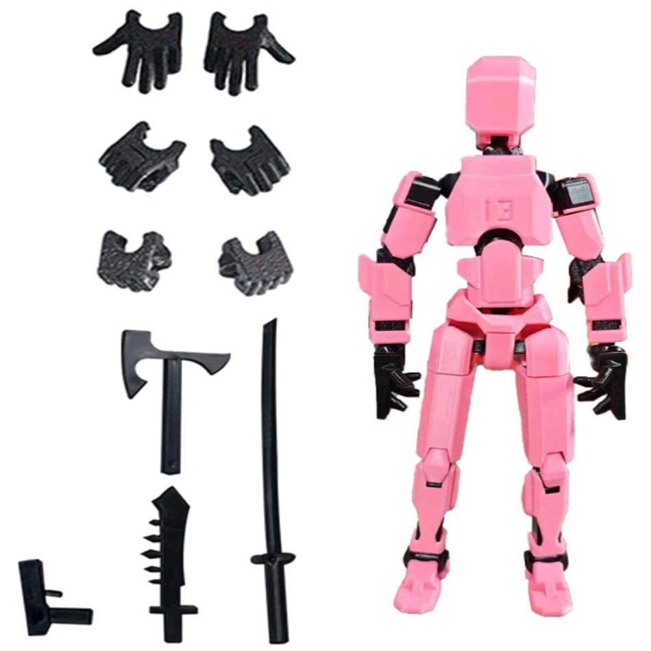 13CM Multi-Jointed Movable Shapeshift Robot 3D Printed Mannequin Dummy 13 Action Figures Toys Kids Adults Parent-Children Games
