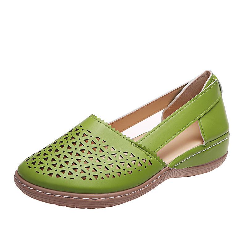 Summer Fashion Hollow Out Pu Leather Pumps Women Shoes Ladies Office Shoes
