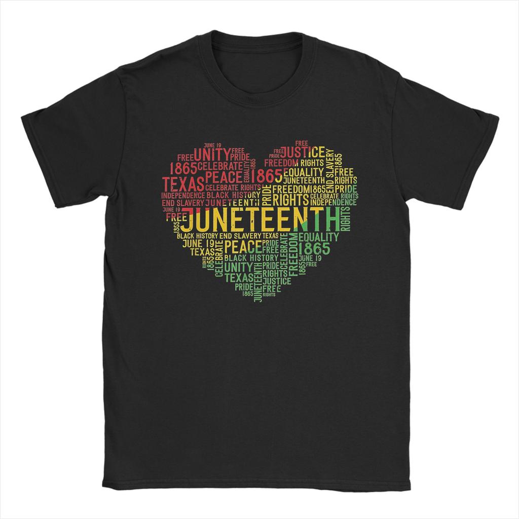Lion Juneteenth 1865 African TShirts for Unisex Unisex Vintage Cotton Tees Round Collar Short Sleeve T Shirts Gift Idea Clothing