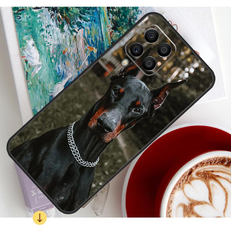 Doberman Dog Case For Samsung Galaxy M20 M31 M16 M36 M56 M33 M53 M13 M12 M32 M52 M15 M55 M14 M35 M34 M54