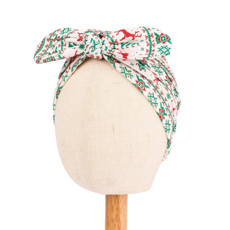 Weihnachten stil kinder hut bogen baby kopftuch hut baby dekorative hut