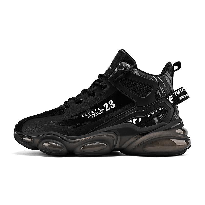 Luxury Men Sneakers Running Boots Outdoor Jogging  Sports Shoes Mesh Breathable Cushioning Black Basket Footwear Male