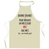 Tablier de cuisine - Mec Ca n'existe pas - Coton épais - Imprimé en France - Motif humour