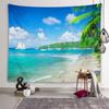 Nature Beach Scenery Art Tapestry Turtle Tapestry Wall Hanging Decor Backdrop Cloth Living Room Bedroom Home Decor Tapestries