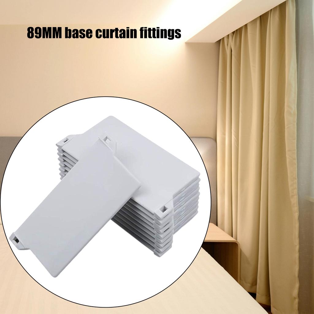 10PCS Vertical Blind Bottom Repair Clips Slat Hanger Bottom Parts For 89MM Slats, Easy Install