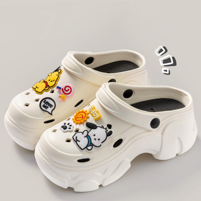 Fashion Platform Slippers Summer Women's Sandals Wedges Ladies Outdoor Clogs Thick Street Beach Slides Flip Flops Non-slip Garden Shoes