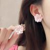 Trend Flower Dangle Earrings for Women Colorful Enamel Floral Unusual Earrings Bohemian Romantic Ear Jewelry Brincos