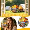 Buntglas Fenster Hängende Puzzle Anhänger Garten Küche Wintergarten Heimdekoration