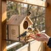 Papageien Zuchtbox Holz Vogelhaus Vogelkäfig Vogelhaus Futterhaus Vogelnest Gartendekoration