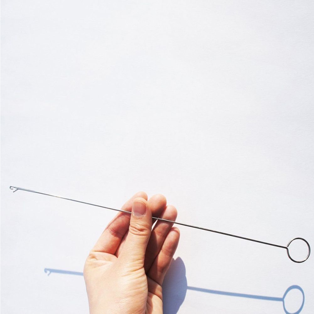 Cross-Stitch Threading Loop Turner Hook Sewing Accessaries Needlework Tool Needle Threader