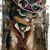 DIY Diamond Embroidery Animal Hat and Cat Diamond Painting Cross Stitch